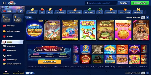 BigClash Casino oferta de cazino live pe mobil