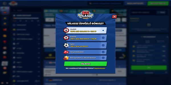 BigClash Casino procesul de înregistrare pe mobil